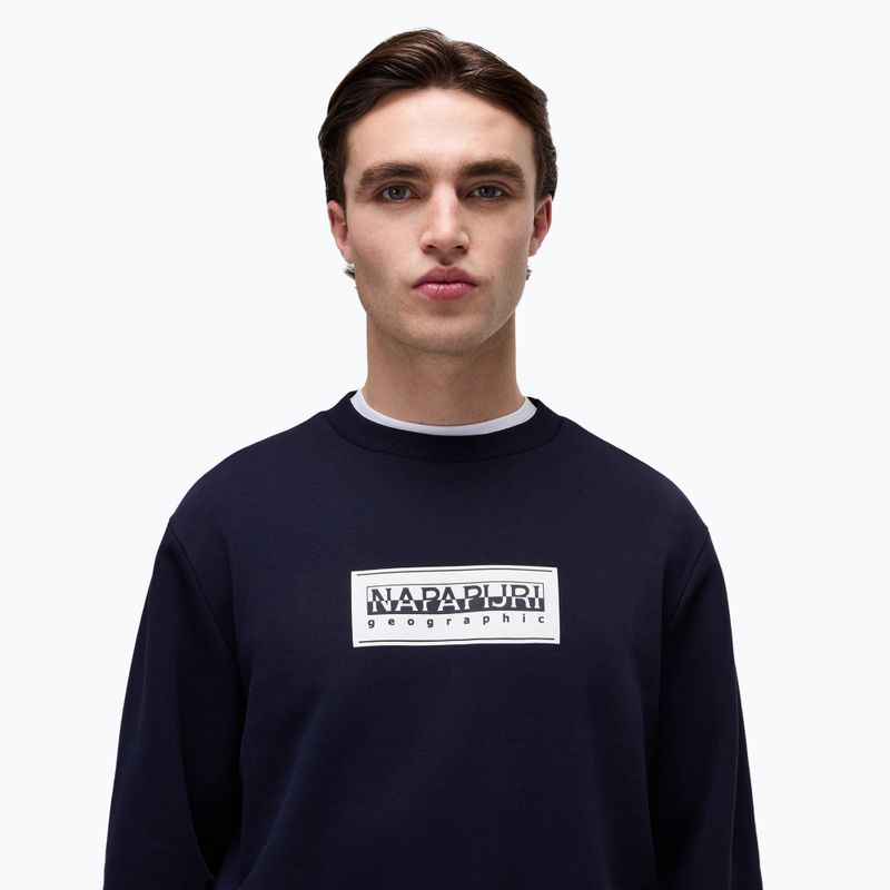 Bluza męska Napapijri B-Box Logo C blu marine 3