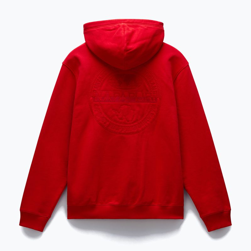 Bluza męska Napapijri B-Kander Hooded red goji 7