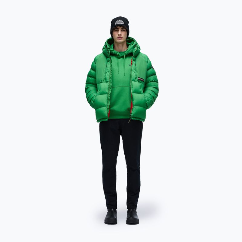 Bluza męska Napapijri B-Linth Hooded green kelly 2