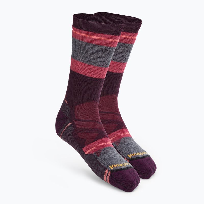 Skarpety Smartwool Hike Full Cushion Saturnsphere Crew bordeaux
