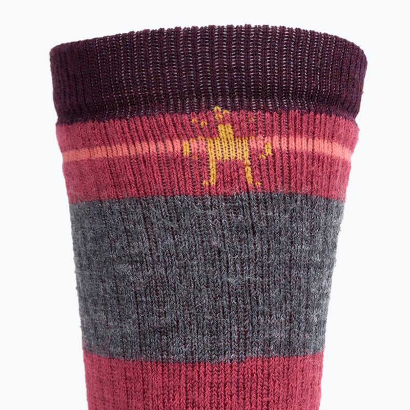 Skarpety Smartwool Hike Full Cushion Saturnsphere Crew bordeaux 3