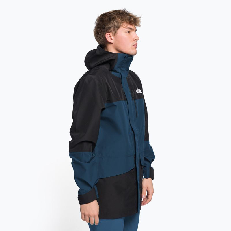 Kurtka przeciwdeszczowa męska The North Face Dryzzle All Weather Futurelight monterey blue/black 3