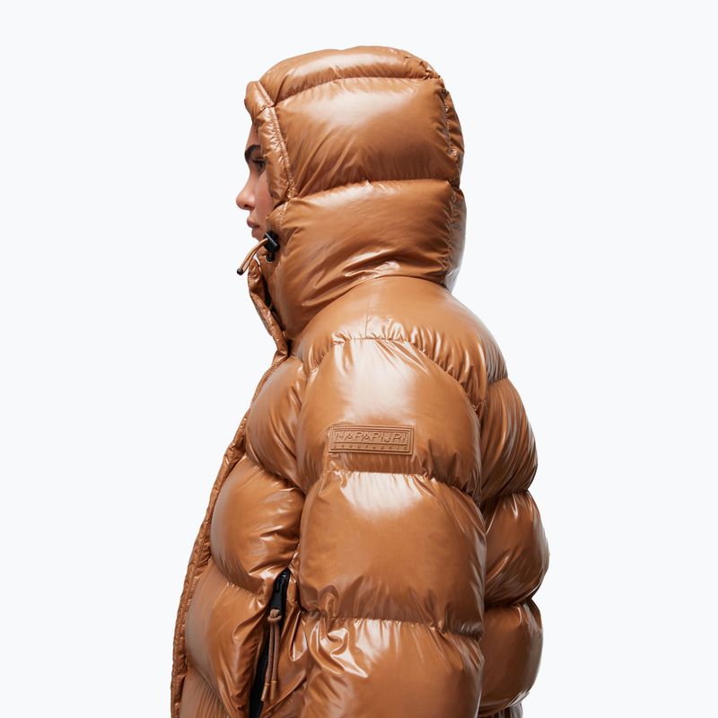 Kurtka ocieplana damska Napapijri A-Glane brown tobacco 5