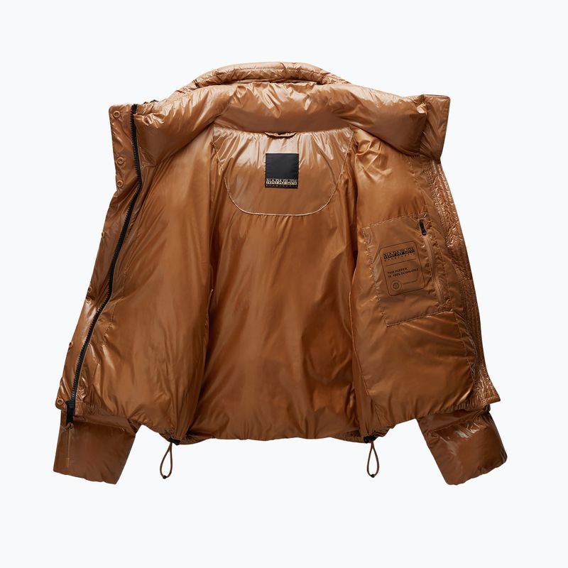 Kurtka ocieplana damska Napapijri A-Glane brown tobacco 9