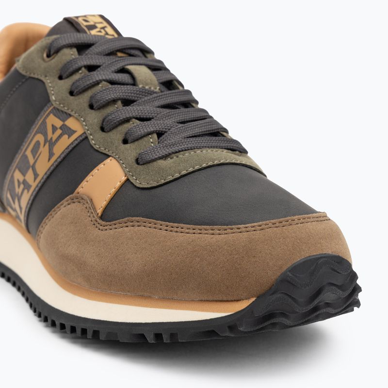 Buty męskie Napapijri Cosmos brown ebony 7