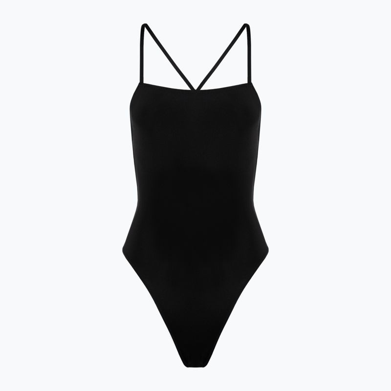 Strój kąpielowy jednoczęściowy damski Hurley Solid Square Neck Moderate One Piece black