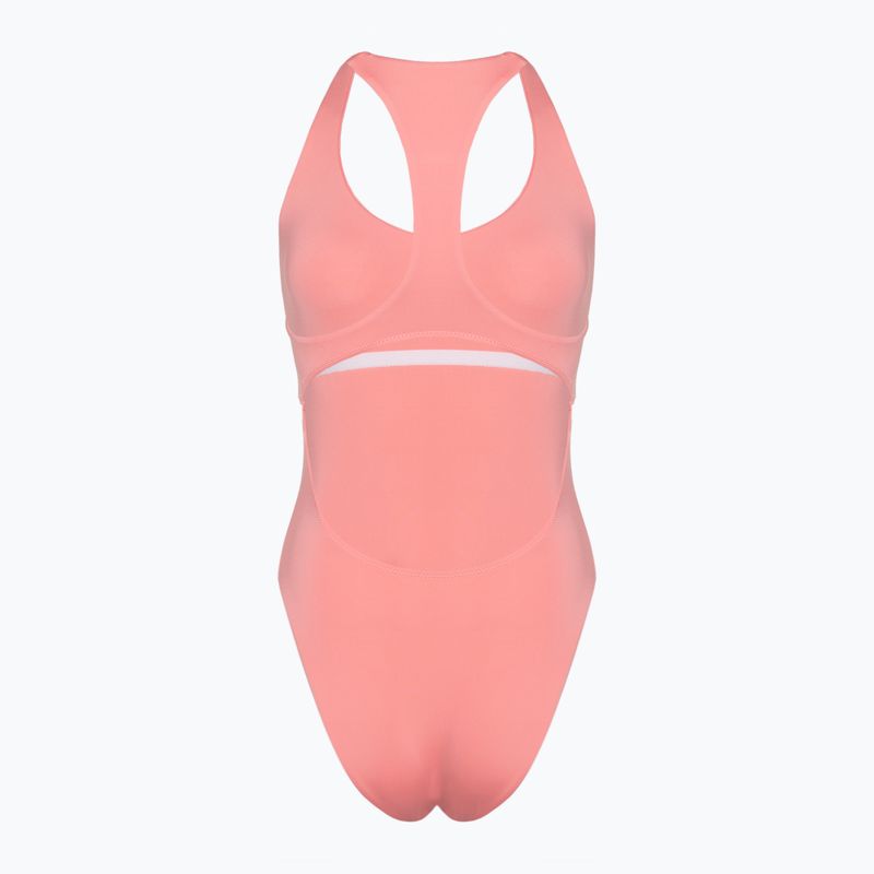 Strój kąpielowy jednoczęściowy damski Hurley Oao Solid Racerback Moderate One Piece pacific pink 2