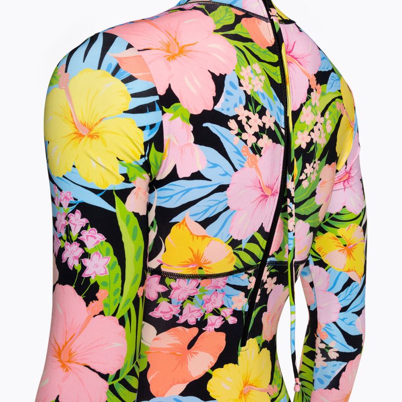 Strój kąpielowy jednoczęściowy damski Hurley Sunset District Zip Back Cheeky Surfsuit black 4