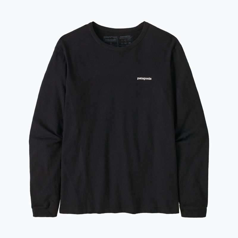 Longsleeve damski Patagonia P-6 Logo Responsibili-Tee black 3