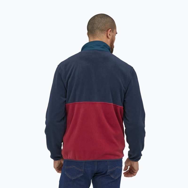 Bluza trekkingowa męska Patagonia Microdini 1/2 Zip P/O wax red 2