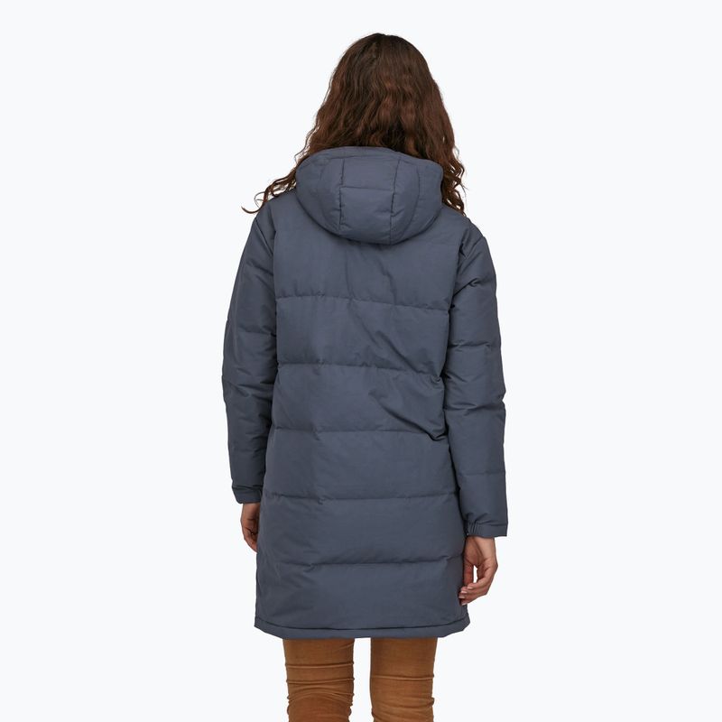 Płaszcz puchowy damski Patagonia Downdrift Parka smolder blue 2