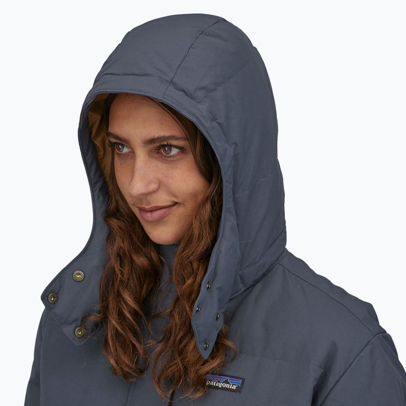 Płaszcz puchowy damski Patagonia Downdrift Parka smolder blue 3