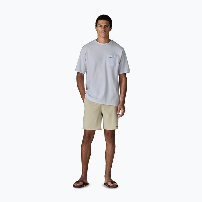Koszulka męska Patagonia Boardshort Logo Pocket Responsibili white 2