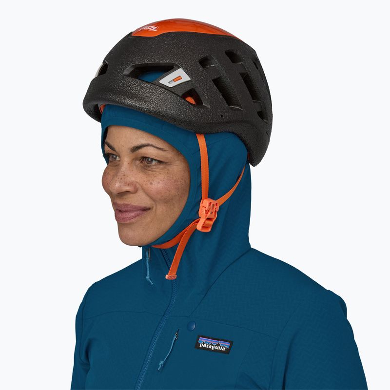 Kurtka softshell damska Patagonia R1 CrossStrata Hoody lagom blue 4