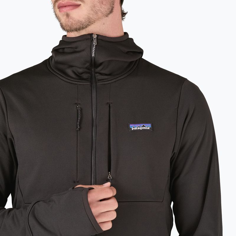 Bluza trekkingowa męska Patagonia R1 Thermal Full Zip Hoody black 3