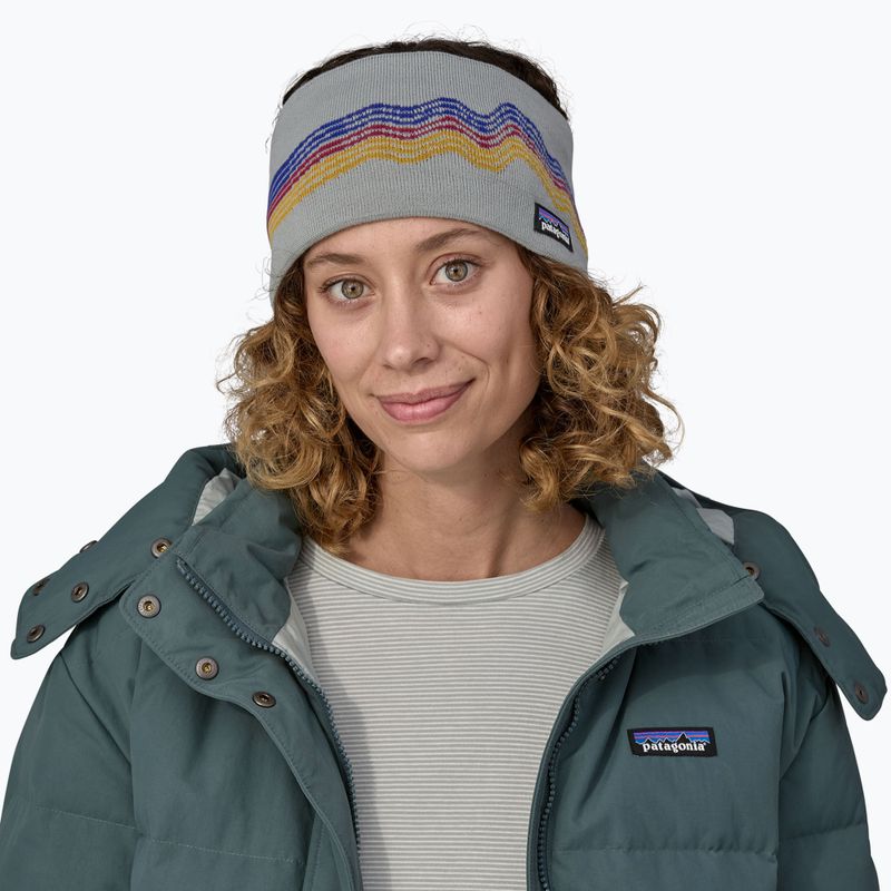 Opaska na głowę damska Patagonia Powder Town ridge rise/sleet green