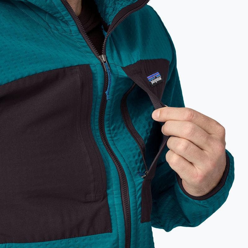 Kurtka softshell męska Patagonia R2 TechFace Hoody belay blue 6