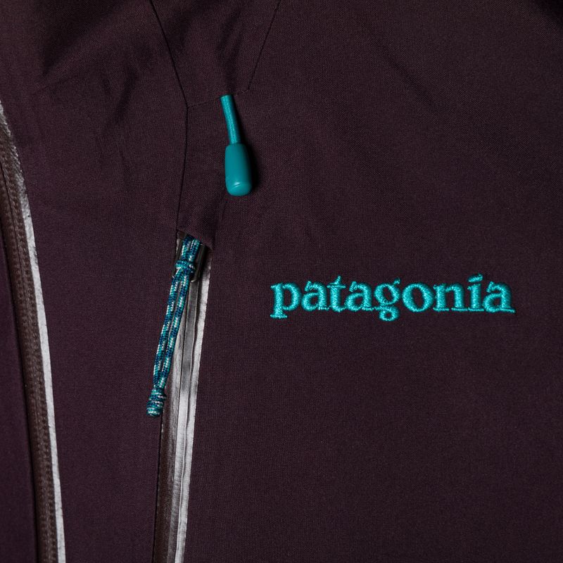 Kurtka przeciwdeszczowa męska Patagonia Triolet obsidian plum 3