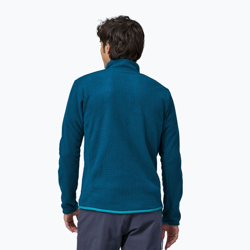 Bluza polarowa męska Patagonia R1 Air Zip Neck lagom blue 2