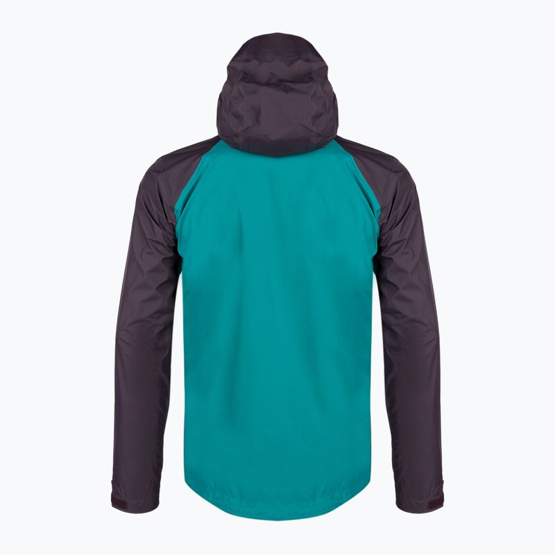 Kurtka przeciwdeszczowa męska Patagonia Torrentshell 3L Rain obsidian plum 2