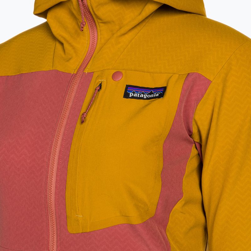Kurtka softshell damska Patagonia R1 CrossStrata Hoody burl red 3