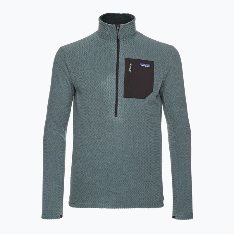 Bluza polarowa męska Patagonia R1 Air Zip Neck nouveau green 4