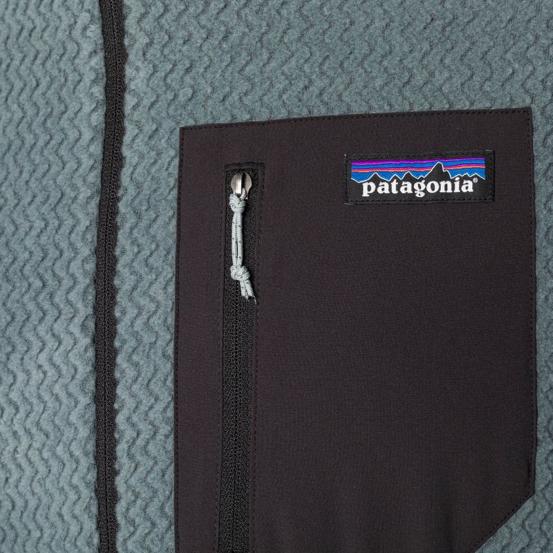 Bluza polarowa męska Patagonia R1 Air Zip Neck nouveau green 6