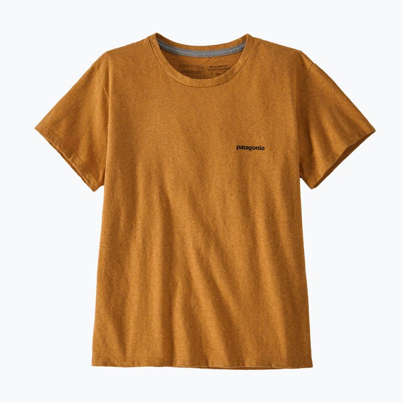 Koszulka damska Patagonia P-6 Logo Responsibili-Tee dried mango 3