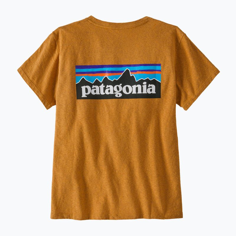 Koszulka damska Patagonia P-6 Logo Responsibili-Tee dried mango 4