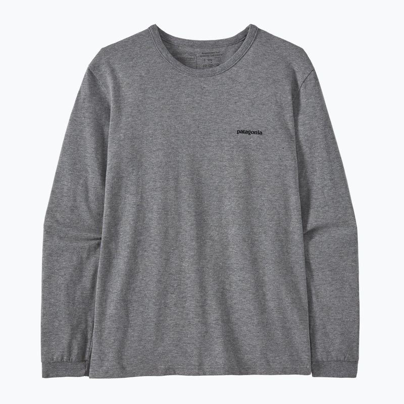 Longsleeve damski Patagonia P-6 Logo Responsibili-Tee gravel heather 3