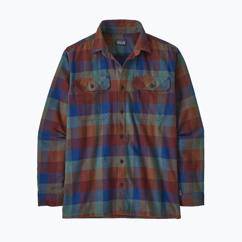Koszula męska Patagonia Organic Cotton MW Fjord Flannel guides/superior blue 4