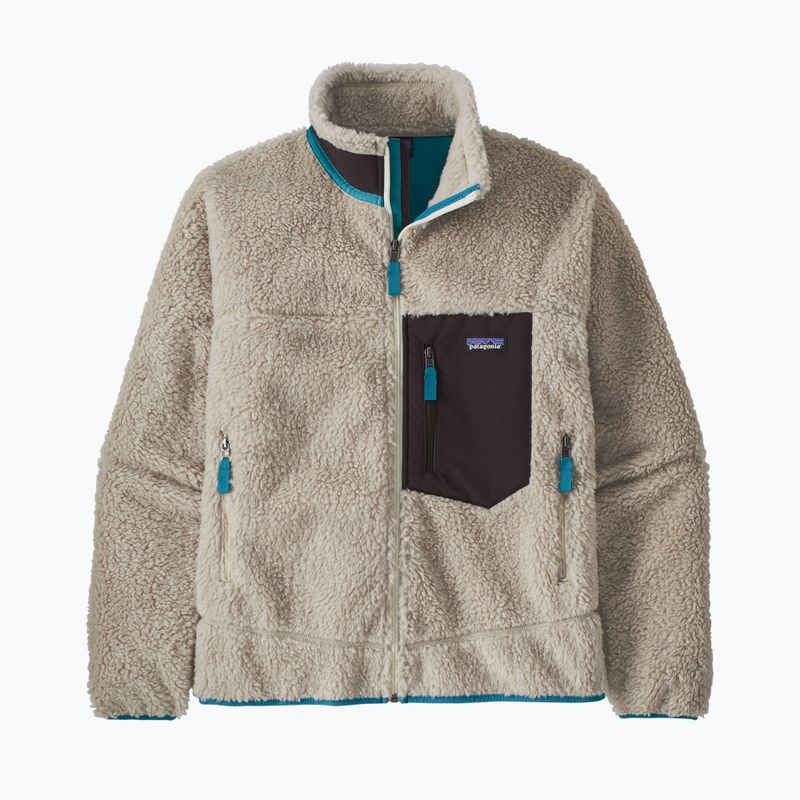Bluza polarowa męska Patagonia Classic Retro-X natural w/obsidian plum 8