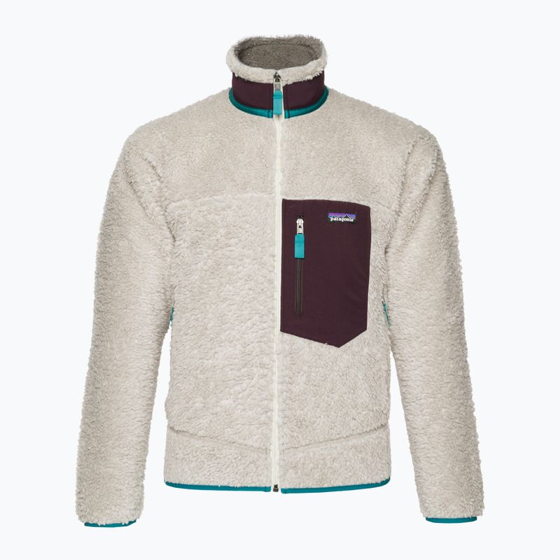 Bluza polarowa męska Patagonia Classic Retro-X natural w/obsidian plum 3