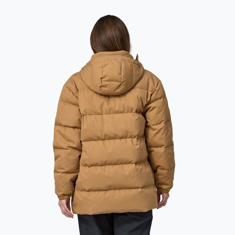 Płaszcz puchowy damski Patagonia Cotton Down Parka nest brown 2