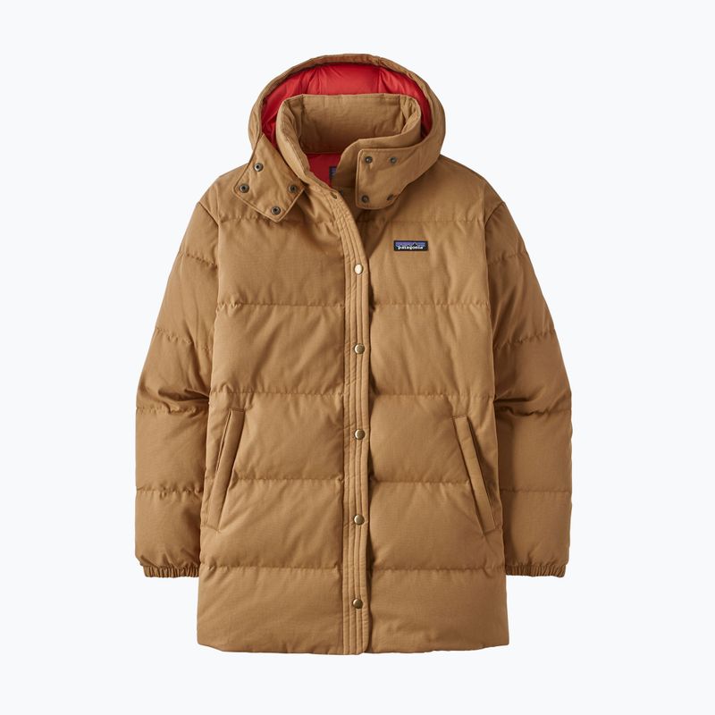 Płaszcz puchowy damski Patagonia Cotton Down Parka nest brown 14