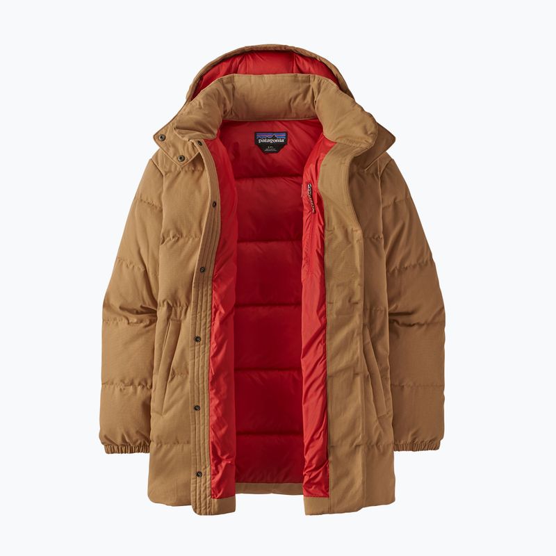 Płaszcz puchowy damski Patagonia Cotton Down Parka nest brown 15