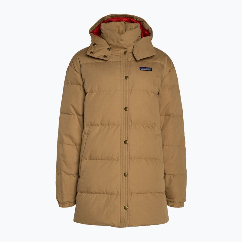 Płaszcz puchowy damski Patagonia Cotton Down Parka nest brown 8