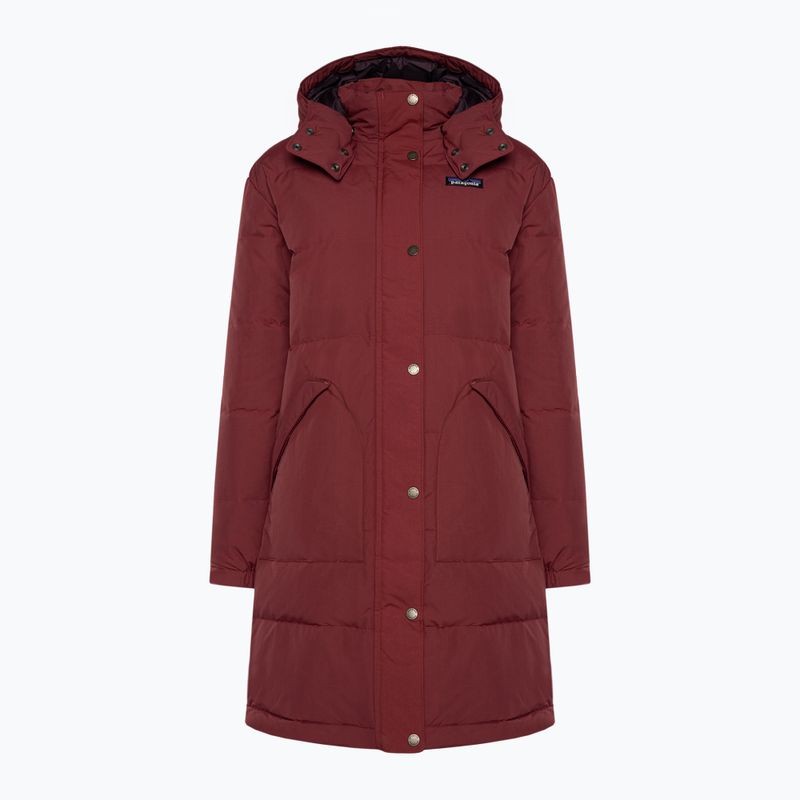 Płaszcz puchowy damski Patagonia Downdrift Parka carmine red