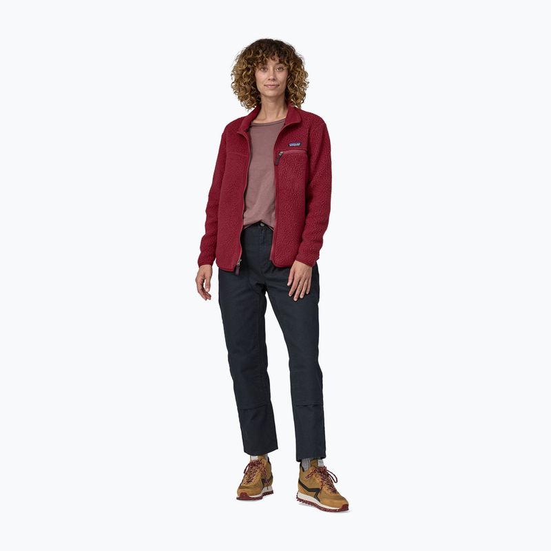 Bluza polarowa damska Patagonia Retro Pile carmine red 3