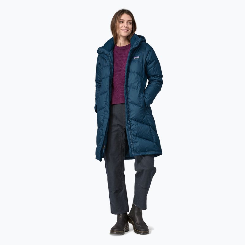 Płaszcz puchowy damski Patagonia Down With It Parka lagom blue 3