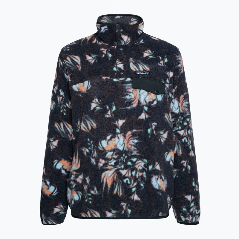 Bluza trekkingowa damska Patagonia LW Synch Snap-T P/O swirl floral/pitch blue