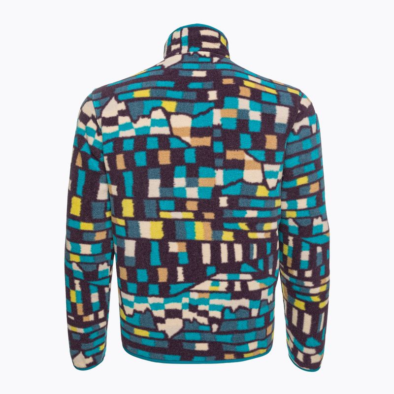 Bluza trekkingowa męska Patagonia LW Synch Snap-T P/O fitz roy patchwork/belay blue 4