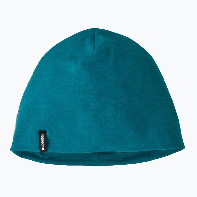 Czapka zimowa Patagonia Overlook Merino Wool Liner Beanie belay blue