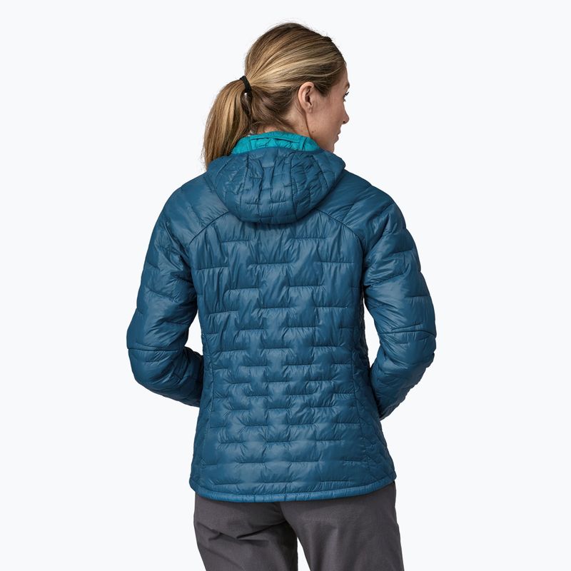 Kurtka ocieplana damska Patagonia Micro Puff Hoody lagom blue 2