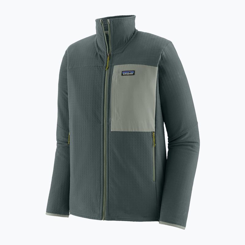 Kurtka softshell męska Patagonia R2 TechFace nouveau green 10