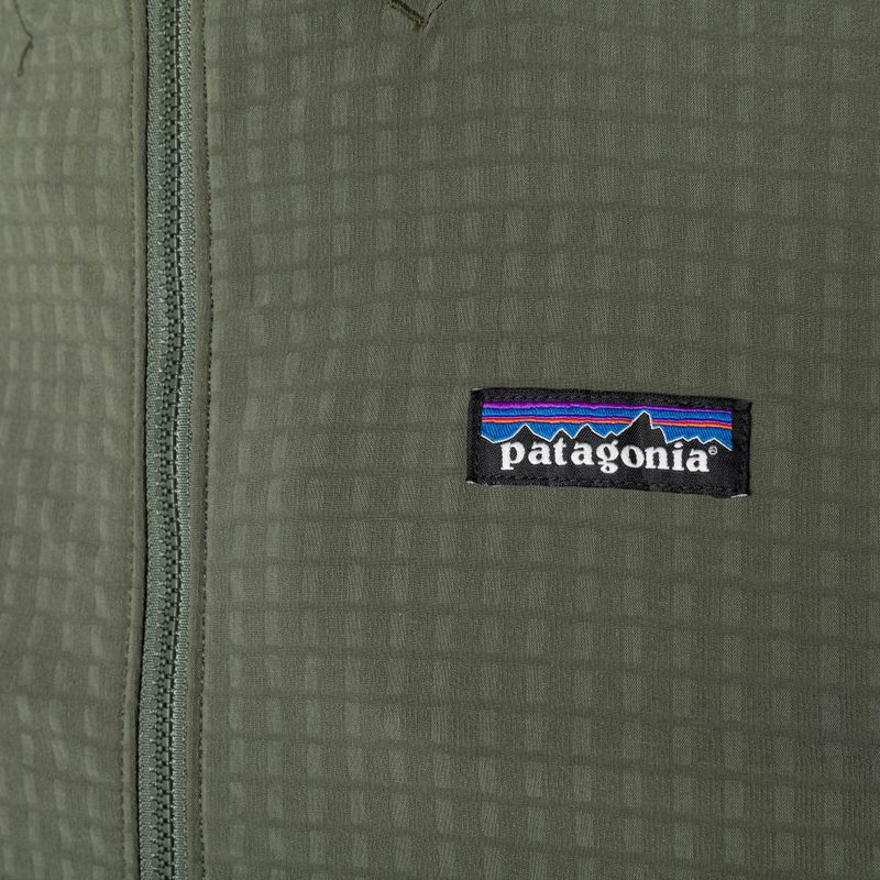 Kurtka softshell męska Patagonia R1 TechFace Hoody basin green 3