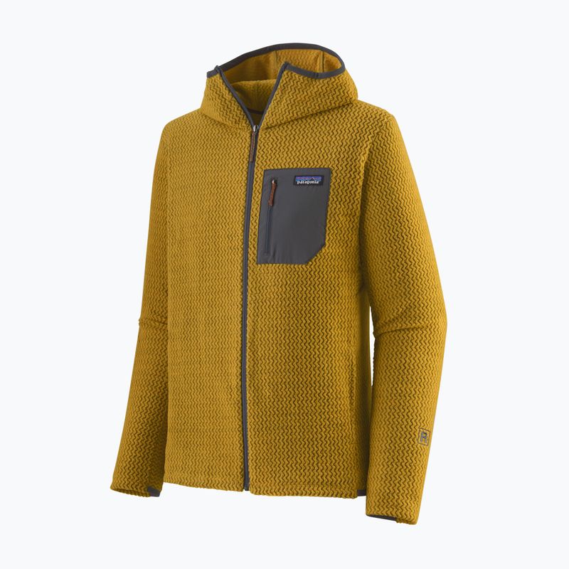 Bluza trekkingowa męska Patagonia R1 Air Full-Zip cosmic gold 5
