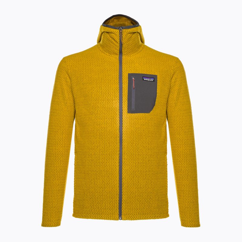 Bluza trekkingowa męska Patagonia R1 Air Full-Zip cosmic gold