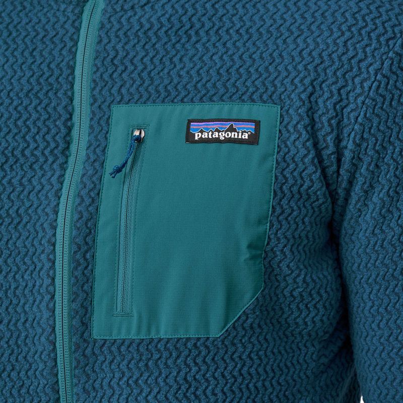 Bluza trekkingowa męska Patagonia R1 Air Full-Zip lagom blue 6
