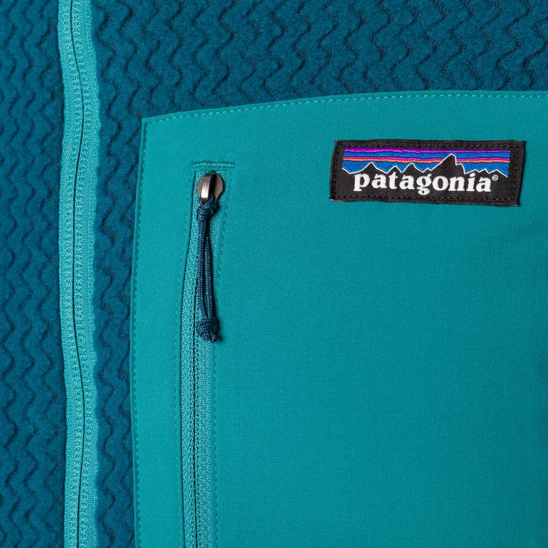 Bluza trekkingowa męska Patagonia R1 Air Full-Zip lagom blue 9